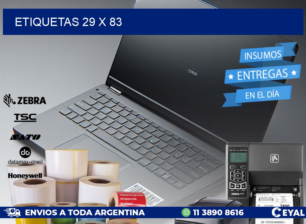 ETIQUETAS 29 x 83