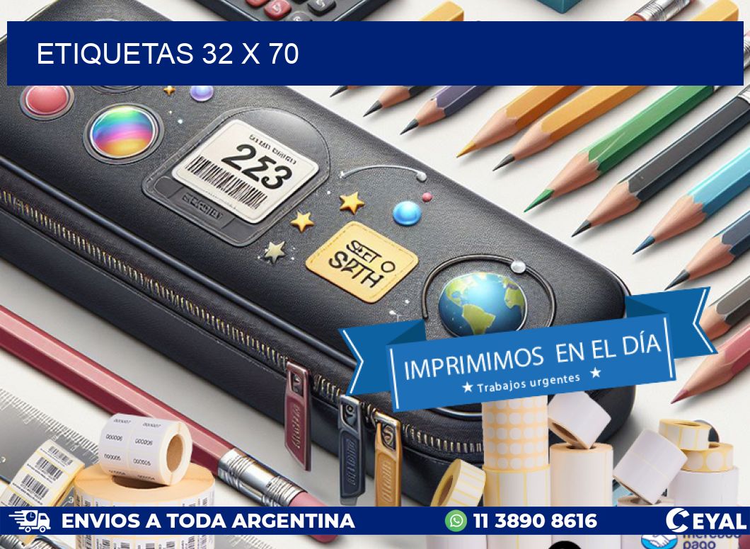 ETIQUETAS 32 x 70