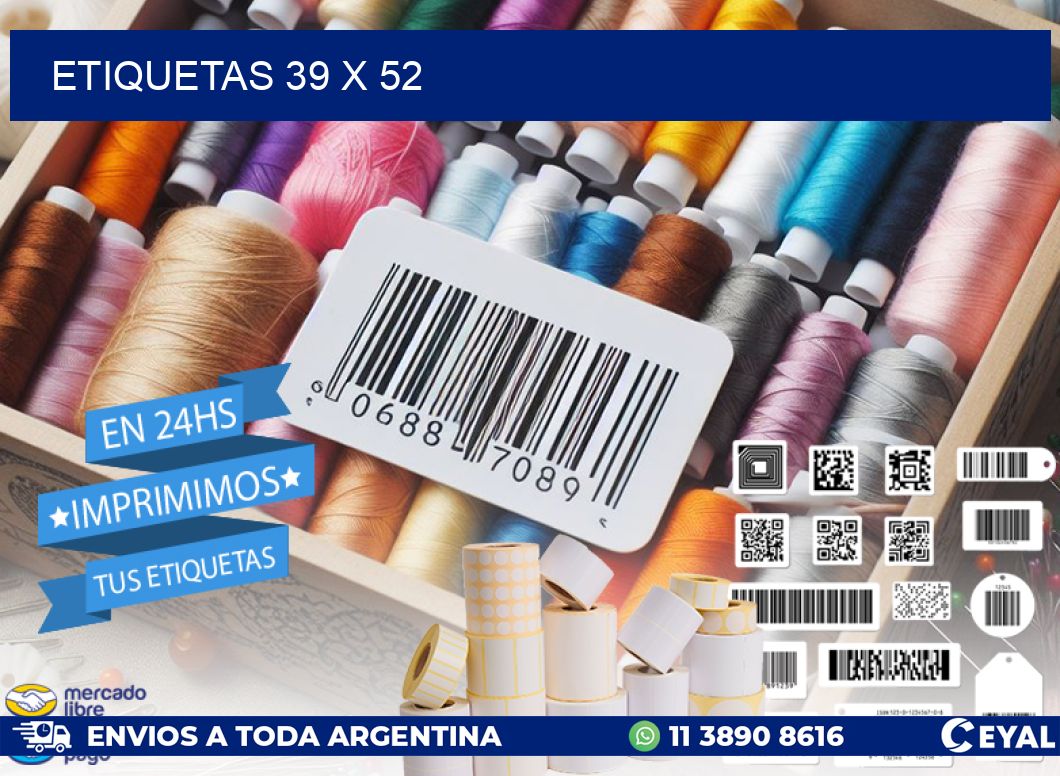 ETIQUETAS 39 x 52