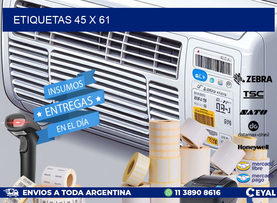 ETIQUETAS 45 x 61