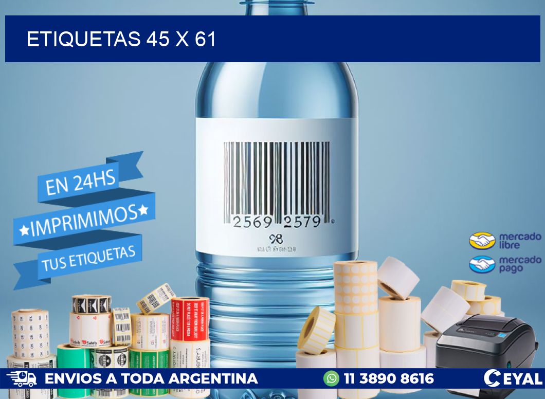 ETIQUETAS 45 x 61