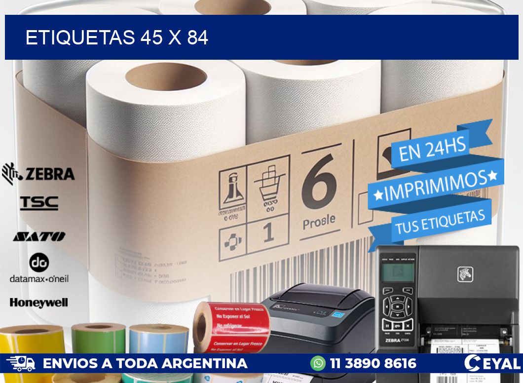 ETIQUETAS 45 x 84