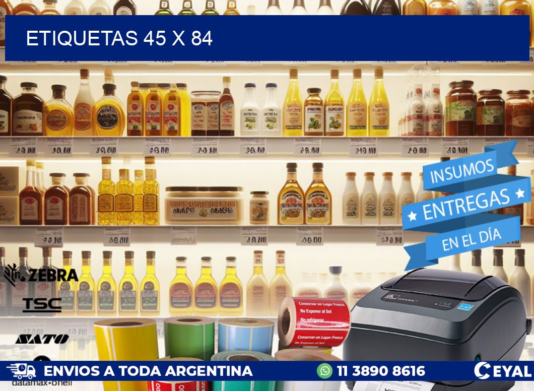 ETIQUETAS 45 x 84