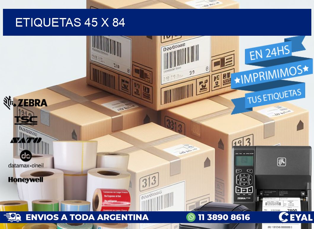 ETIQUETAS 45 x 84