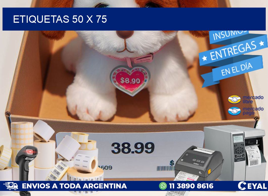 ETIQUETAS 50 x 75