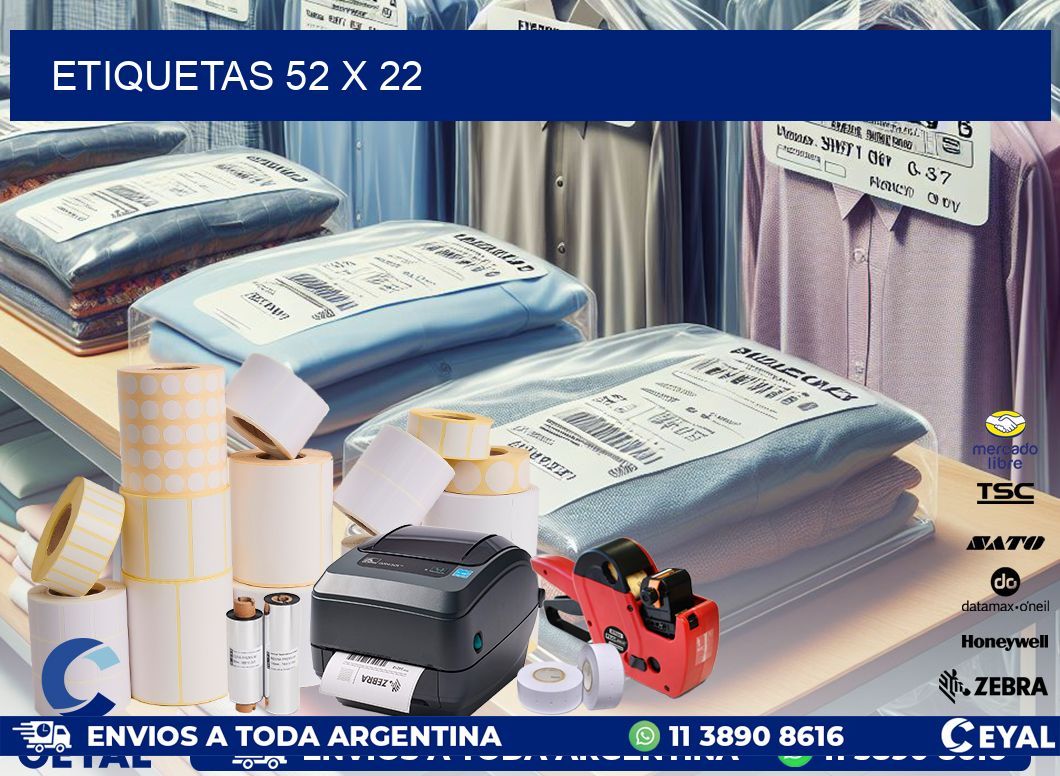 ETIQUETAS 52 x 22