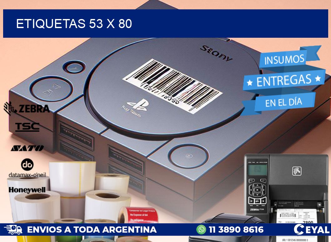 ETIQUETAS 53 x 80