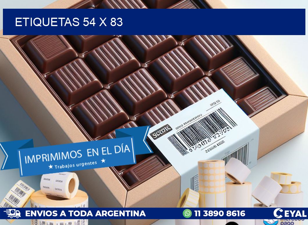 ETIQUETAS 54 x 83