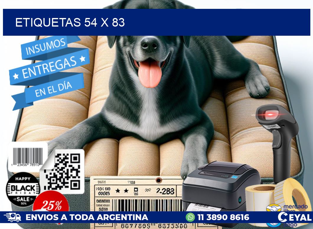 ETIQUETAS 54 x 83