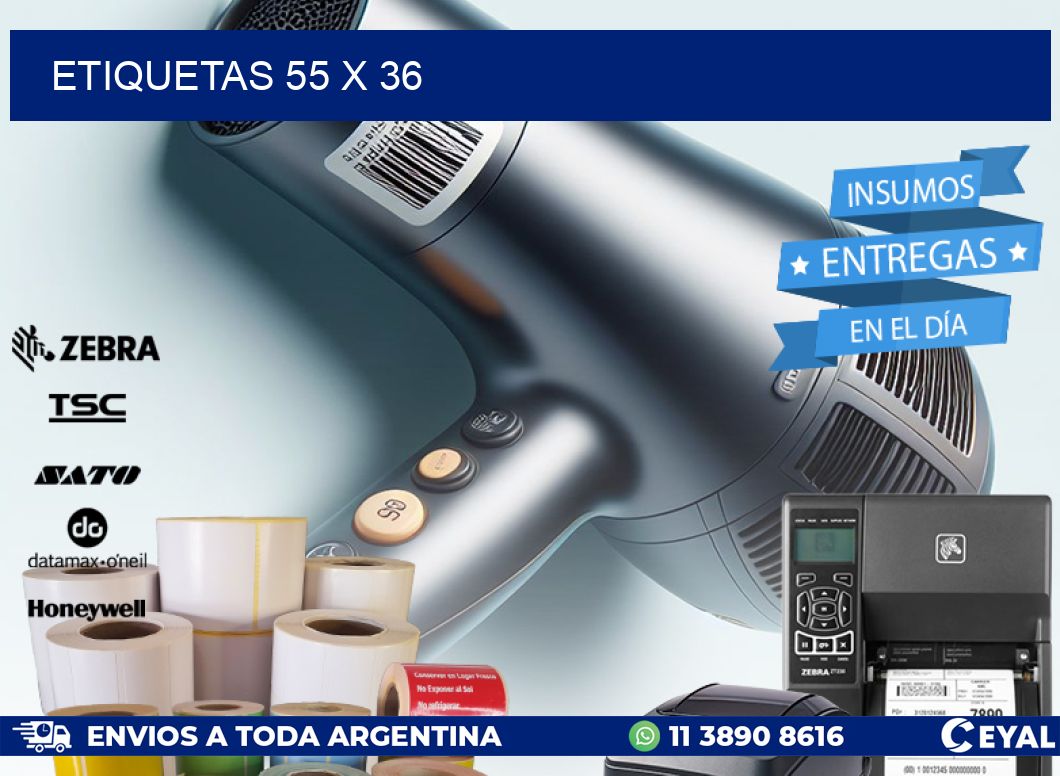 ETIQUETAS 55 x 36