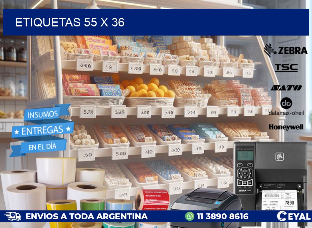 ETIQUETAS 55 x 36