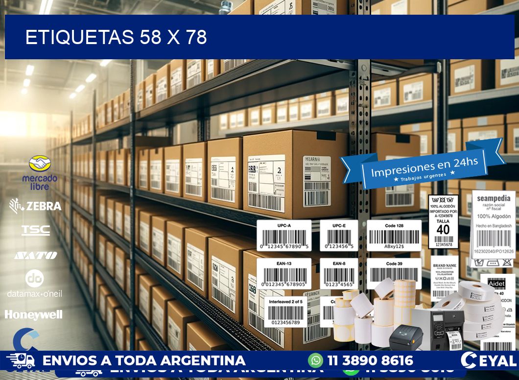 ETIQUETAS 58 x 78