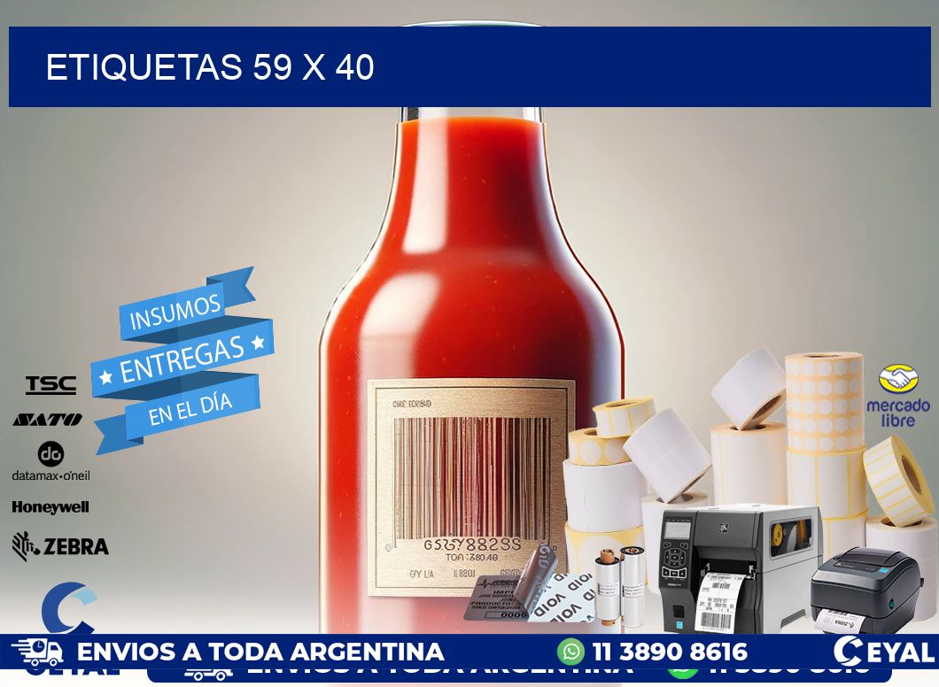 ETIQUETAS 59 x 40