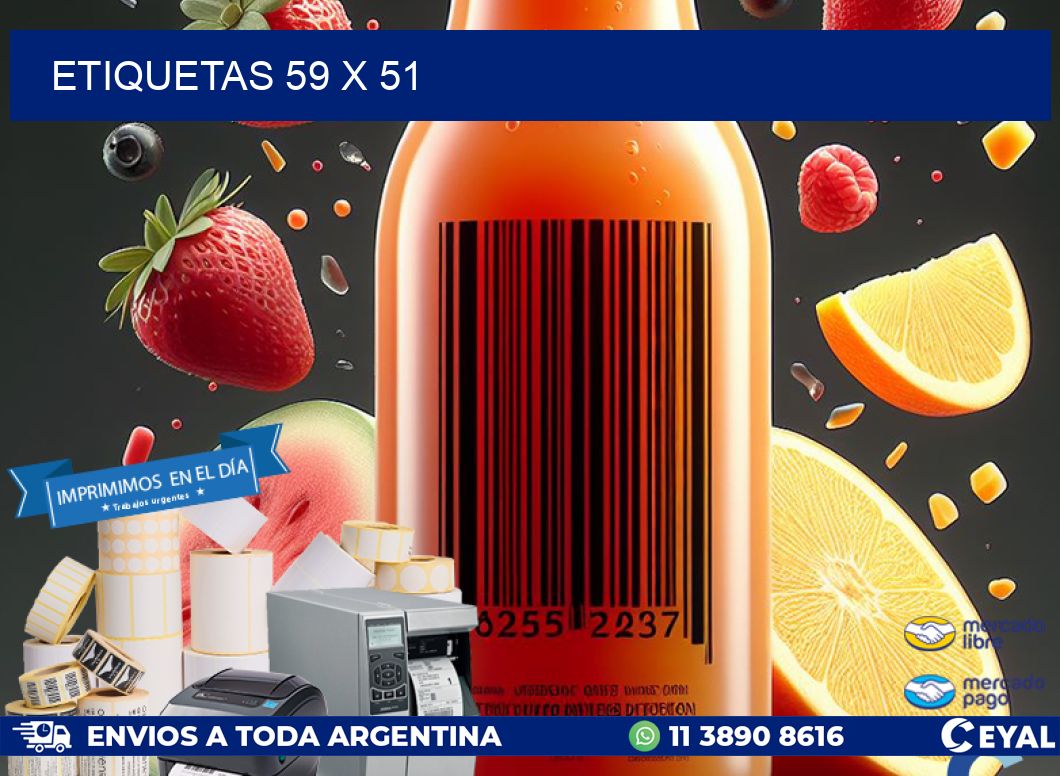 ETIQUETAS 59 x 51