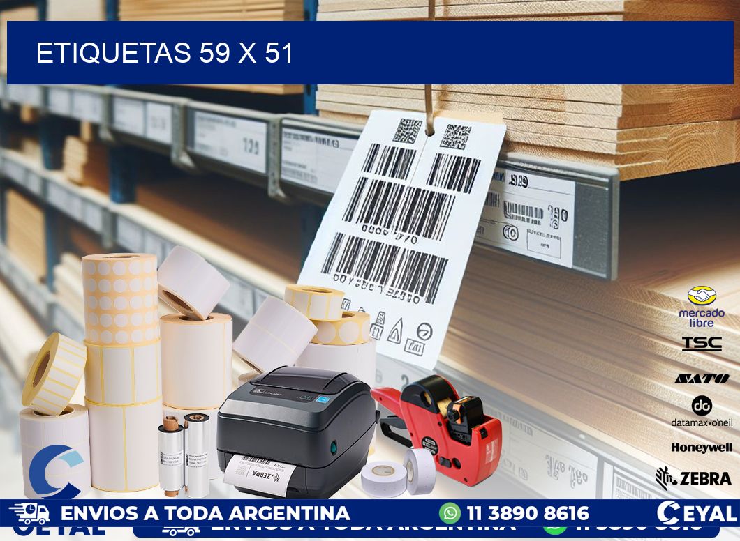 ETIQUETAS 59 x 51