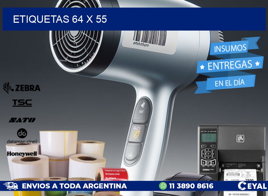 ETIQUETAS 64 x 55