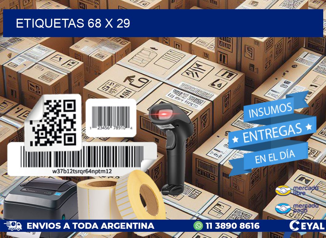 ETIQUETAS 68 x 29