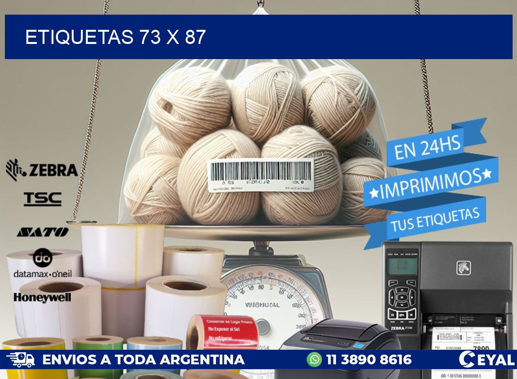 ETIQUETAS 73 x 87