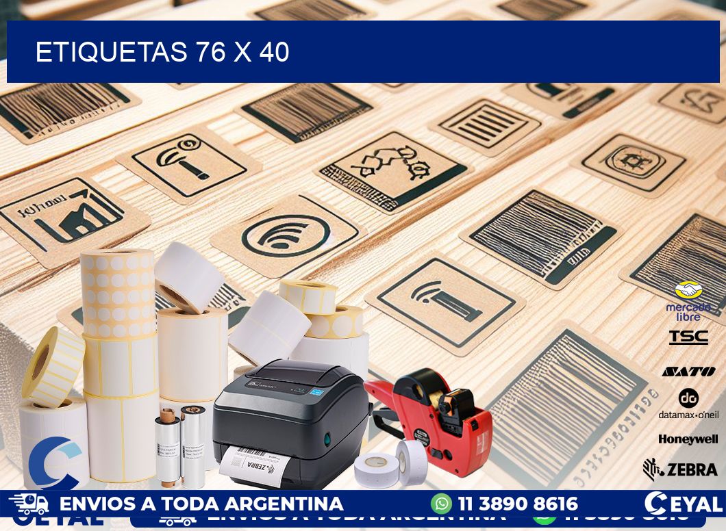 ETIQUETAS 76 x 40