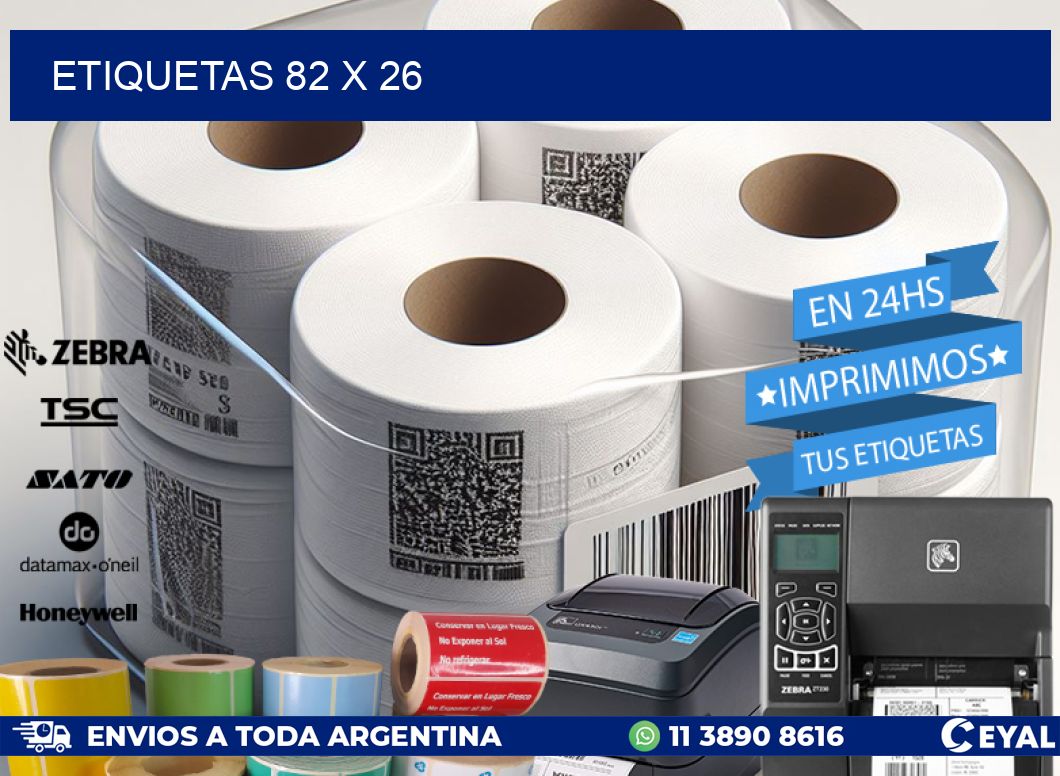 ETIQUETAS 82 x 26