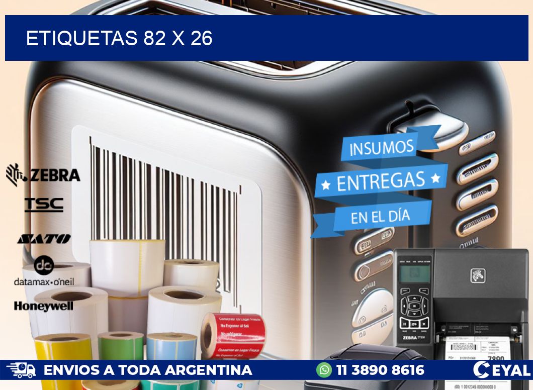 ETIQUETAS 82 x 26