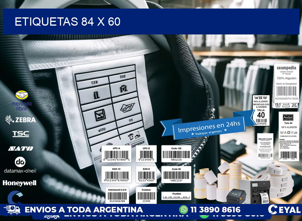 ETIQUETAS 84 x 60