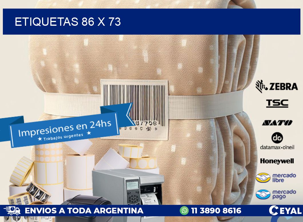 ETIQUETAS 86 x 73