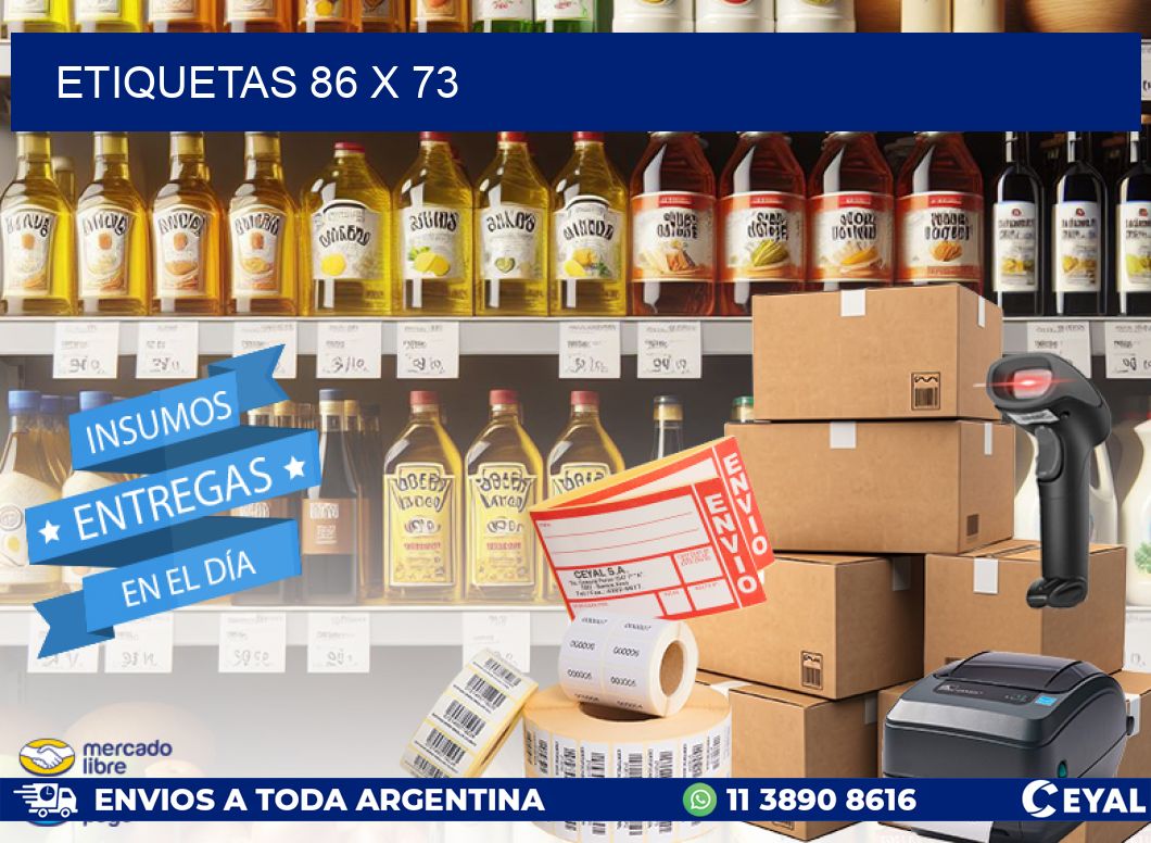 ETIQUETAS 86 x 73