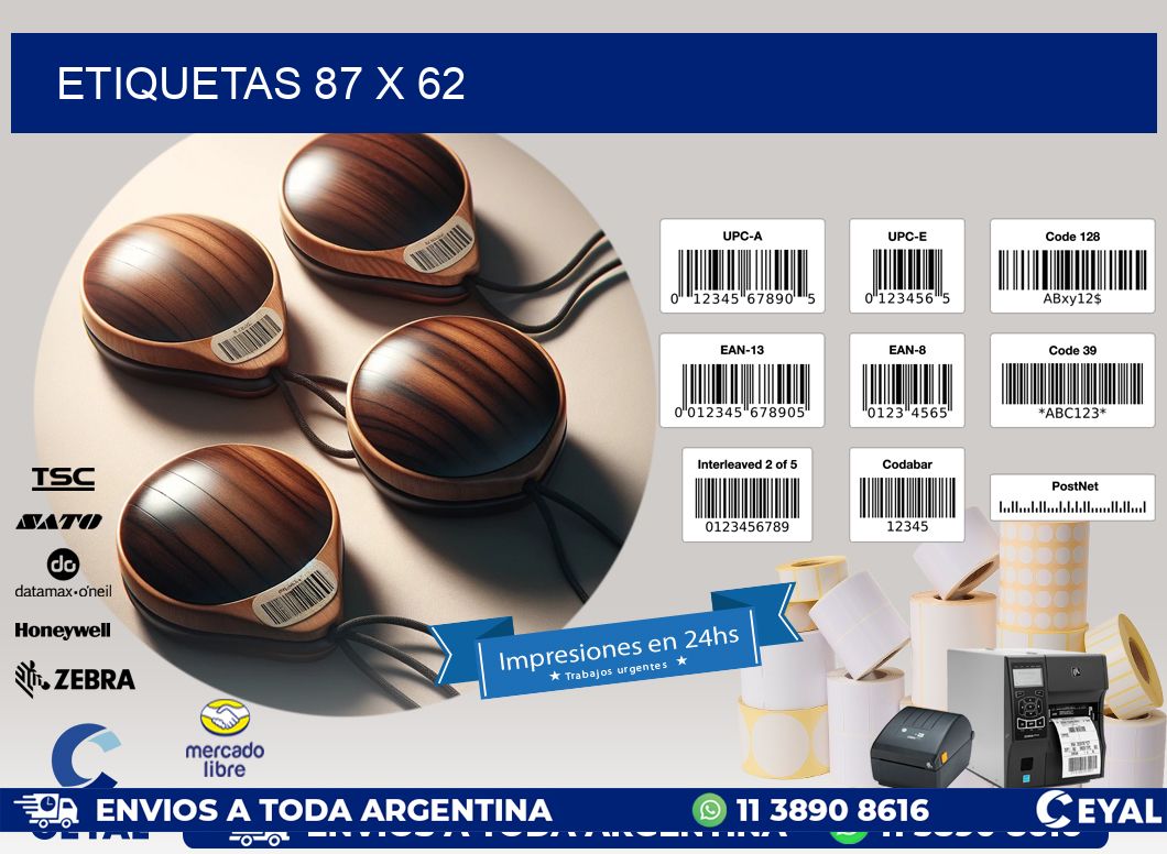 ETIQUETAS 87 x 62