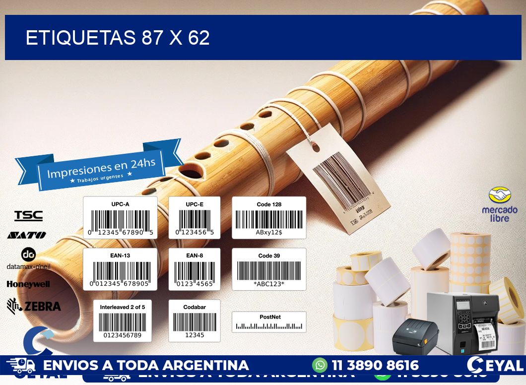 ETIQUETAS 87 x 62