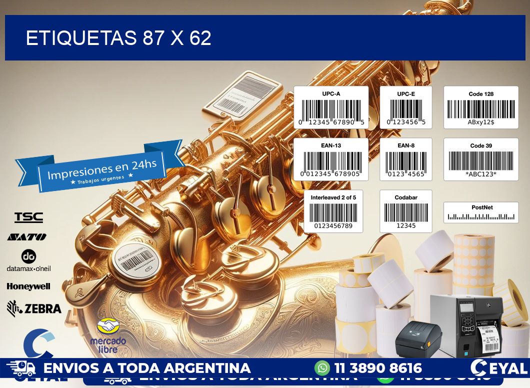 ETIQUETAS 87 x 62