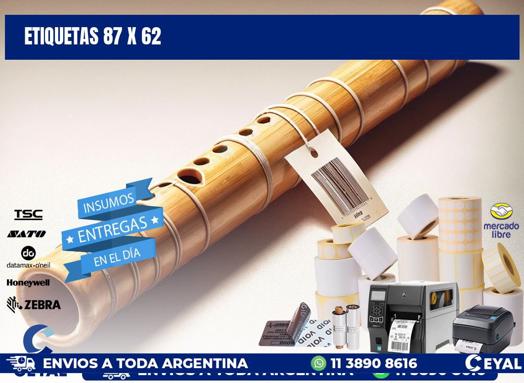 ETIQUETAS 87 x 62