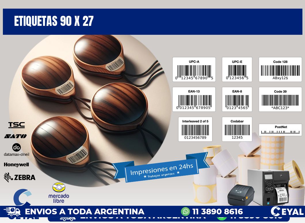 ETIQUETAS 90 x 27