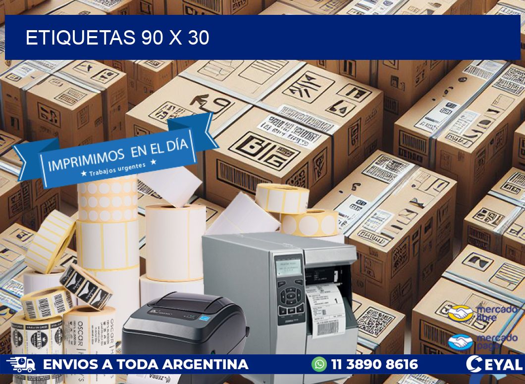 ETIQUETAS 90 x 30