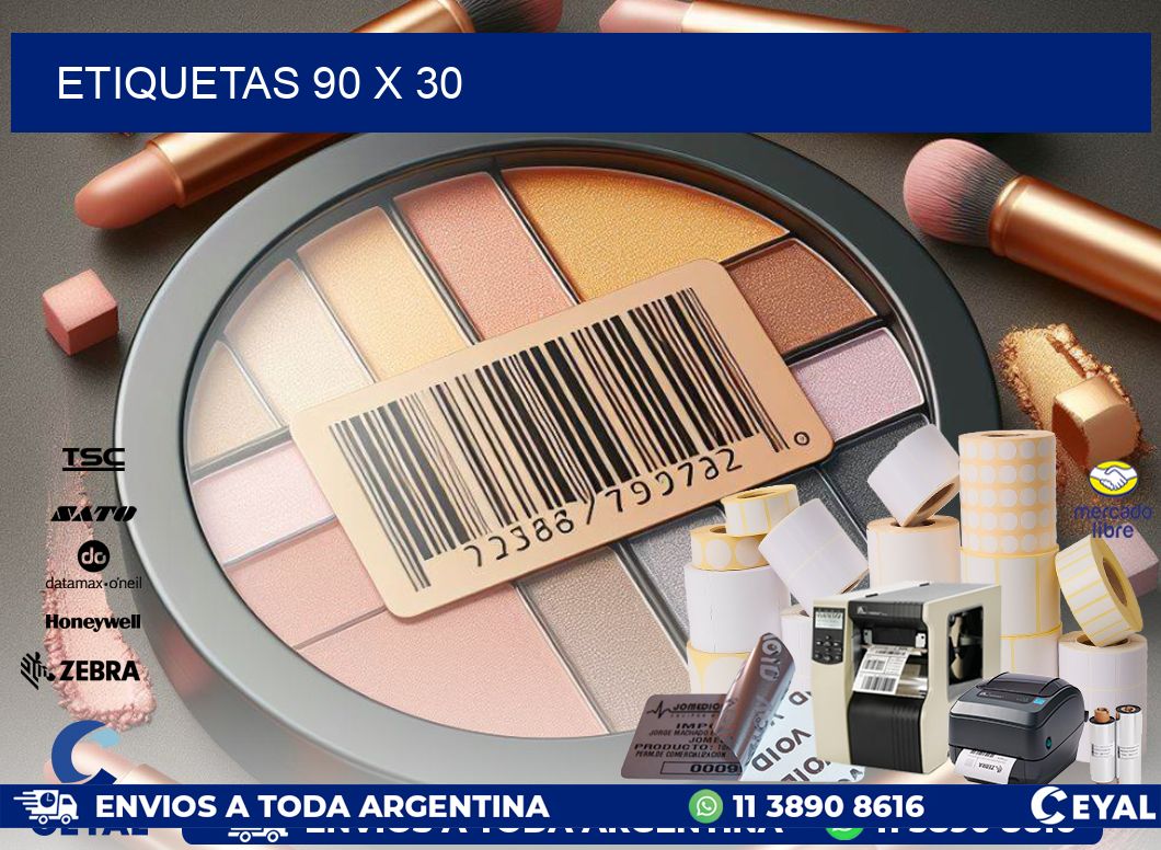 ETIQUETAS 90 x 30