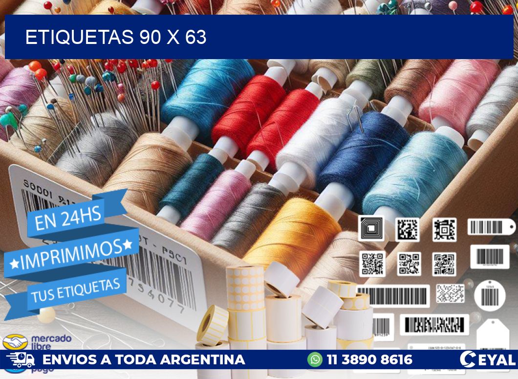 ETIQUETAS 90 x 63
