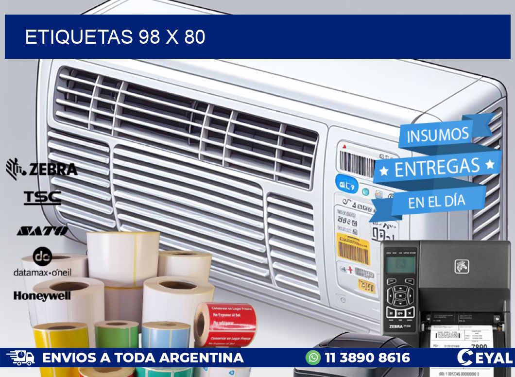 ETIQUETAS 98 x 80