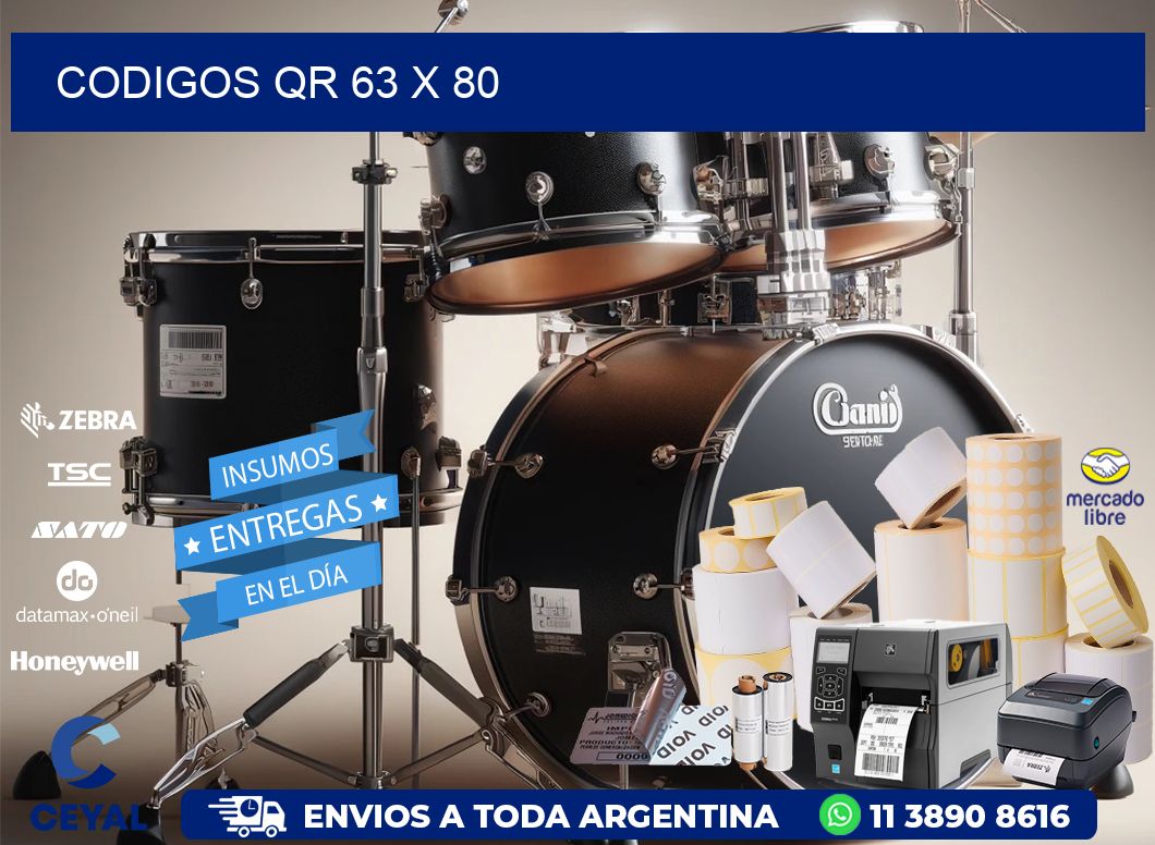 CODIGOS QR 63 x 80