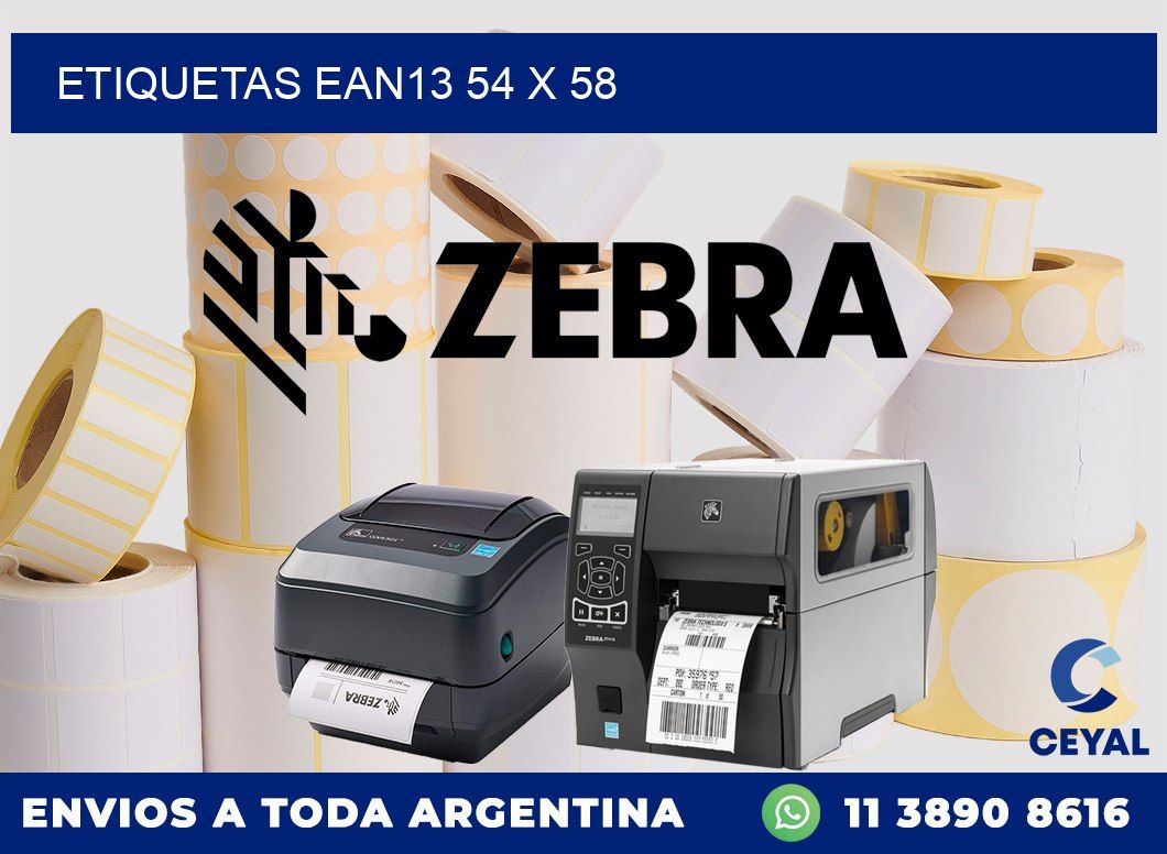 ETIQUETAS EAN13 54 x 58