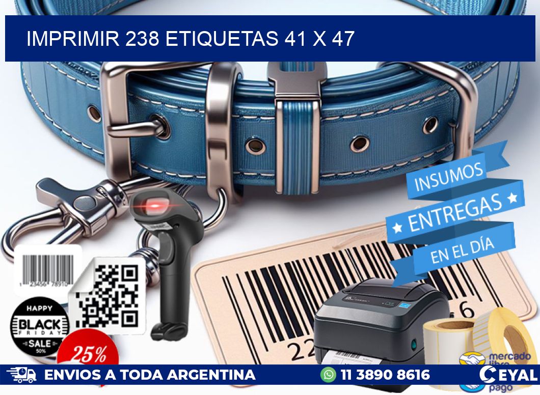 IMPRIMIR 238 ETIQUETAS 41 x 47