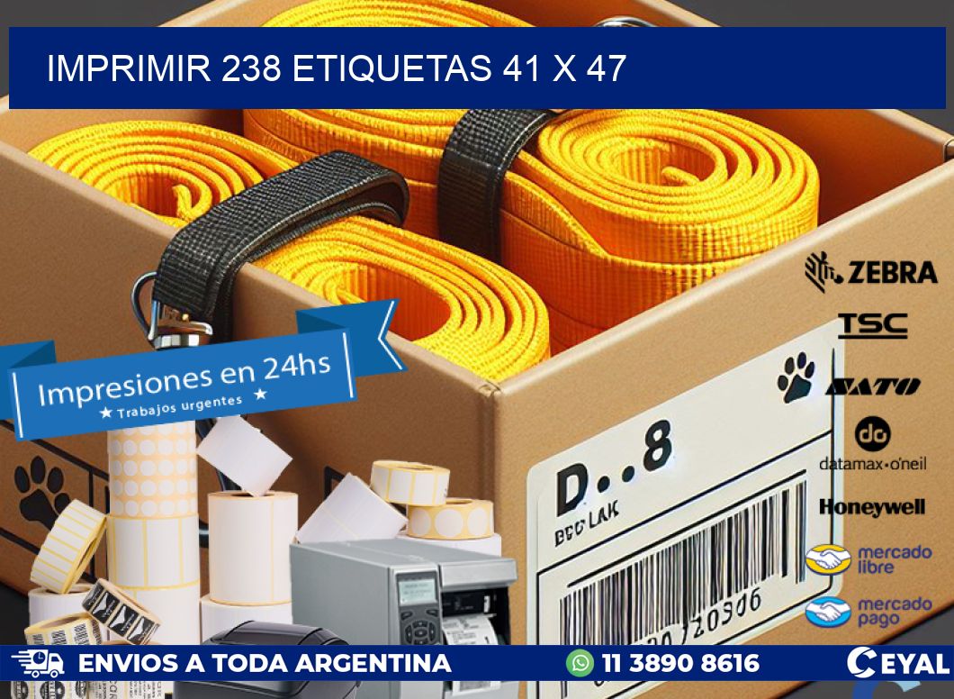 IMPRIMIR 238 ETIQUETAS 41 x 47