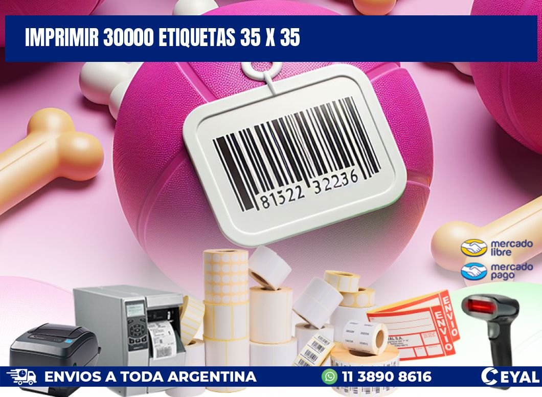 IMPRIMIR 30000 ETIQUETAS 35 x 35