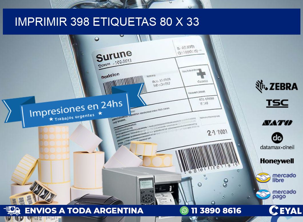 IMPRIMIR 398 ETIQUETAS 80 x 33