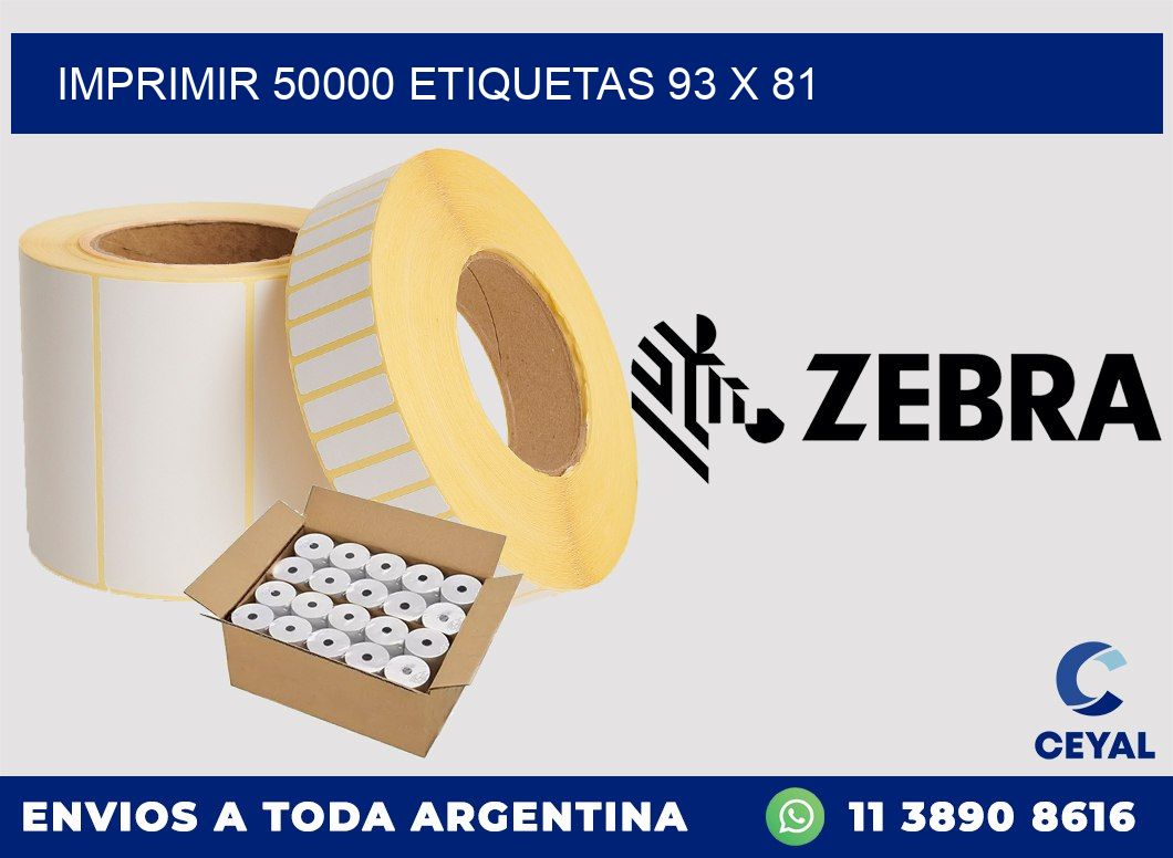 IMPRIMIR 50000 ETIQUETAS 93 x 81