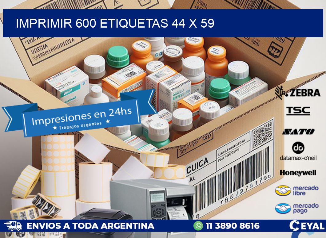 IMPRIMIR 600 ETIQUETAS 44 x 59