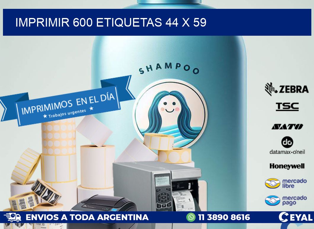 IMPRIMIR 600 ETIQUETAS 44 x 59