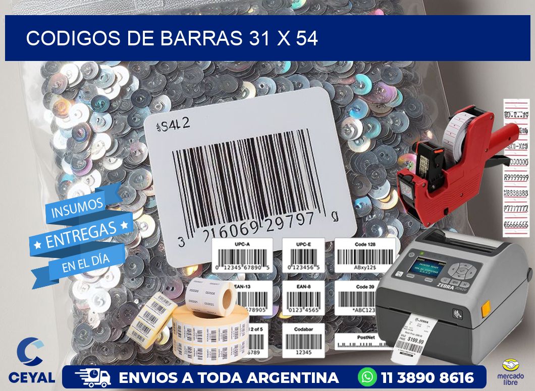 codigos de barras 31 x 54