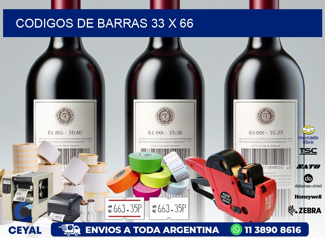 codigos de barras 33 x 66