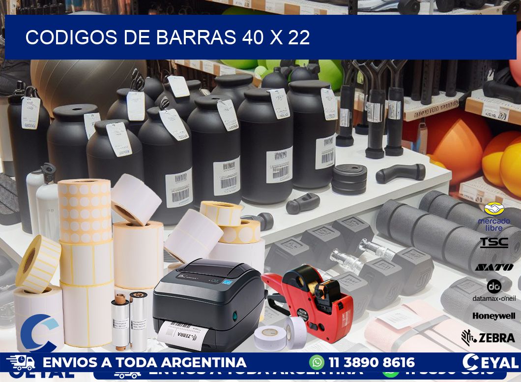 codigos de barras 40 x 22