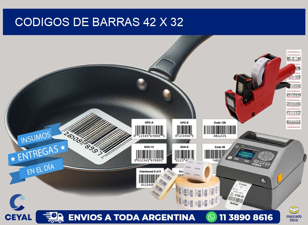 codigos de barras 42 x 32